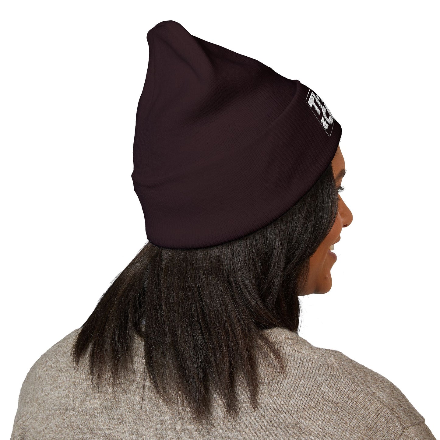 Throw & Catch Embroidered Cuffed Beanie