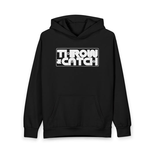 Throw & Catch Retro Block Logo Hoodie - 'U From Dutch' Streetwear Pullover